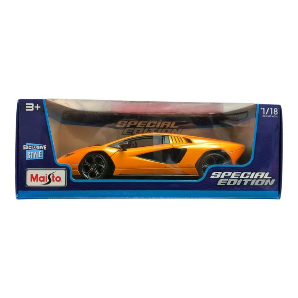 Maisto Lamborghini Countach LPI 800-4 1/18 Scale Model Car, Orange